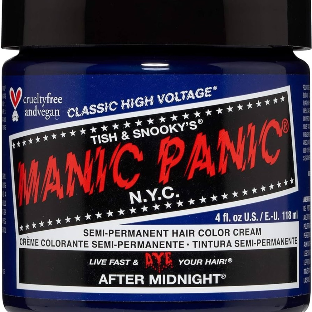Manic Panic Semi-Permanent Hair Dye - After Midnight Blue